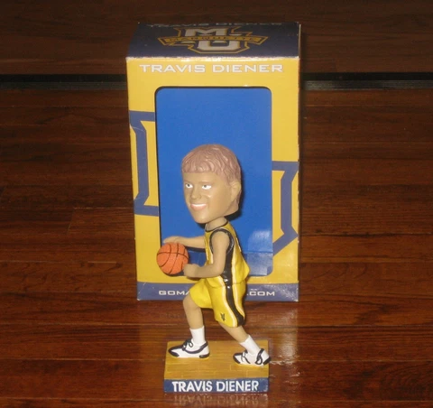 MARQUETTE University GOLDEN EAGLES Travis Diener SGA Basketball Bobblehead Cover