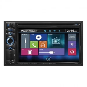 NEW Power Acoustik PD-624B Double 2 DIN CD/DVD/MP3 Player Bluetooth SD USB Input - Picture 1 of 6