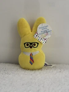 Peeps Cotton Candy SCENTED Bunny Bean Plush 5" YELLOW Easter Rabbit 2022 READ! - Picture 1 of 4