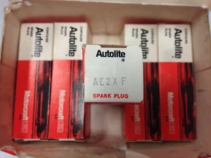 NOS Autolite AE2XF Vintage Box of 5 Made in the USA - Picture 1 of 3