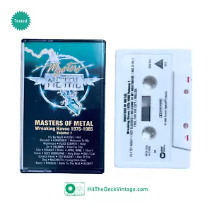 MASTERS OF METAL WREAKING HAVOC Compilation Cassette Tape (1989) Rush Ozzy Dio - Picture 1 of 2