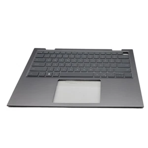 New 04GR69 4GR69 Palmrest Backlit Keyboard For Dell Inspiron 5410 7415 2-in-1 US - Picture 1 of 4