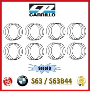 CP-Carrillo 3.504" / 89.00mm Bore Piston Ring Set of 8 For BMW N63 / S63 S63B44 - Picture 1 of 1