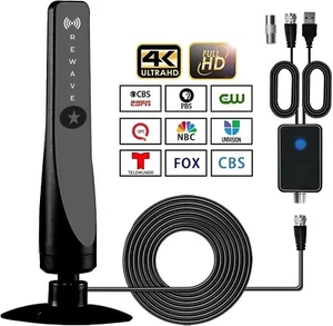 Antena de TV Wave Max 2024, amplificador de señal de antena de TV Wave Max, cobertura hasta 500 - Imagen 1 de 7