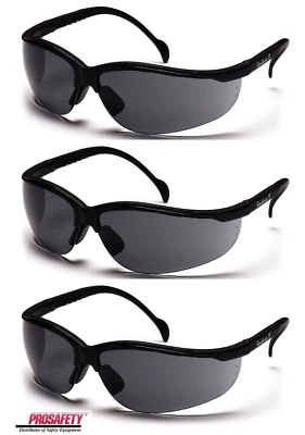 Gafas de seguridad 3 PR GRIS HUMO ANTINIEBLA ANSI Z87+ UV protectoras gafas de sol de trabajo Foto 1 de 4