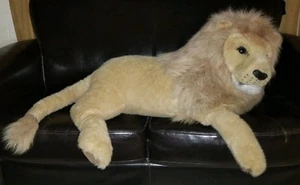 Douglas Cuddle Toys Very Large 3ft Long Lion Plush Stuffed Animal RARE Real Look - Picture 1 of 7