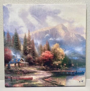 Thomas Kinkade(TK) "End of the Perfect Day III" Giclee New - Picture 1 of 8