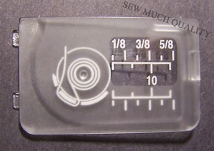 SLIDE COVER PLATE Elna 740 760 820 8300 900 e9500 9600 Necchi FA16 QS60  - Picture 1 of 2