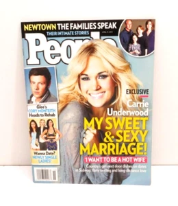 People Magazine April 15 2013 Carrie Underwood Marriage Cory Monteith Glee - Picture 1 of 12