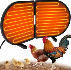 Large Chicken Coop Heater for Winter, 220 Watts Foldable Heat Chicken Heater, Wa - Picture 1 of 12