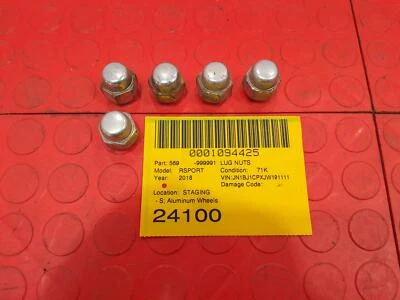 Juego de cinco tuercas de rueda cromadas originales Nissan 40224-ZP50A Altima Armada Frontier Foto 1 de 4