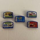 Leapfrog Leapster Leappad Learning Game Cartridge Lot Of 5 Games Cars Star War
