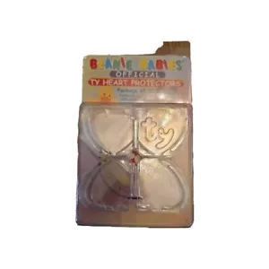 Ty Beanie Babies Official Heart Tag Protectors 10 Pack New & Sealed - Picture 1 of 5