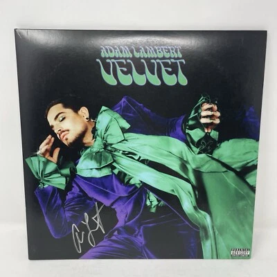Adam Lambert Signed Velvet Vinyl Limited Edition #/1000 🔥SHIPS NOW 🔥