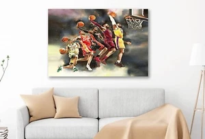 LeBron James Shot 5mm thick Plastic Poster Ready to Hang 60x45cm - Bild 1 von 3