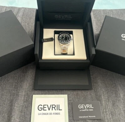 Juego completo de reloj para hombre Gevril Seacloud Foto 1 de 4