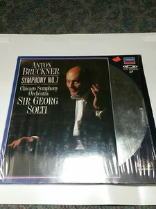 ANTON BRUCKNER Symphony No. 7 CHICAGO SYMPHONY ORCHESTRA GEORG SOLTI LASERDISC - Picture 1 of 6