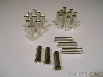 Lote de (25) nuevas férulas de alambre Weidmuller 32 mm de largo, H35.0/32, 9004200000 Foto 1 de 4