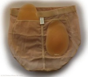 pantalón bolsillo con almohadillas de gel de silicona levantador de glúteos modelador de glúteos silicona - Imagen 1 de 6
