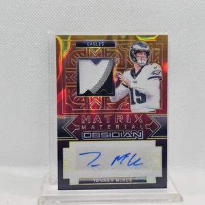 2024 Panini Obsidian Tanner McKee Matrix Material Autographs Molten FOTL #/28 - Picture 1 of 2