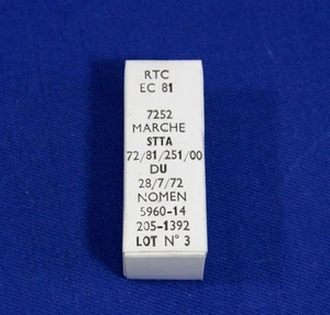 Vintage Triode RTC 33112244 EC81 - Afbeelding 1 van 2