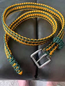Green Bay Packers farbiger Paracord Gürtel - Herren - strapazierfähig - 38-42 Taille - Bild 1 von 5
