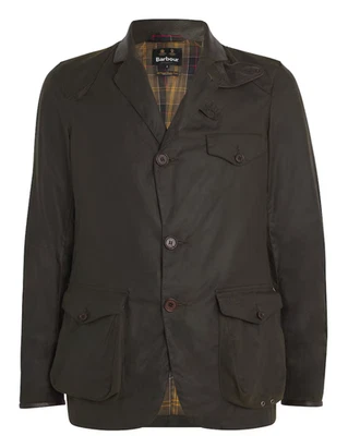 CHAQUETA DEPORTIVA BARBOUR BEACON ENCERADA OLIVA Para Hombre XL (Minorista $745) Skyfall BOND Foto 1 de 4
