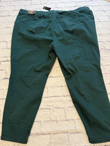 Torrid 30S Bombshell Skinny Jean Super Soft Botanical Garden Green Pants, NWT - Picture 1 of 10