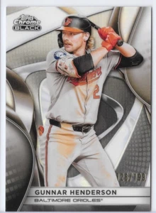 2025 Topps Chrome Black - Gunnar Henderson #3 Refractor /199 - Bild 1 von 3