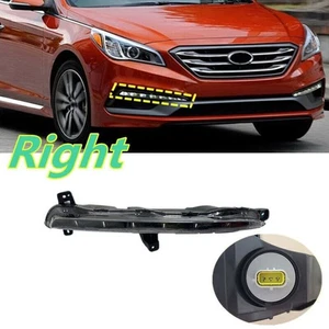 Right Side LED Daytime Running Light Fog Lamp DRL For Hyundai Sonata 2015-2017 - Picture 1 of 8