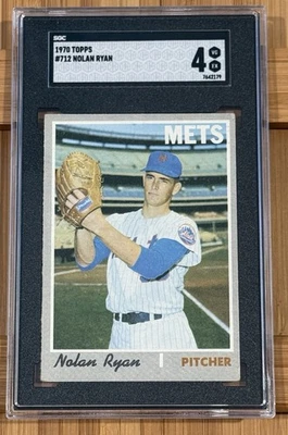 1970 Topps #712 Nolan Ryan SGC 4 número alto Foto 1 de 2