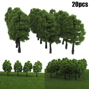 20 Pcs 1:100 Scale Model Tree For Sand Table,building Model, Garden Park Decor - Picture 1 of 12