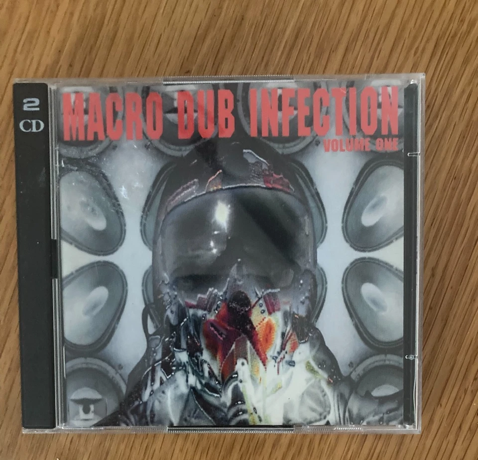Macro Dub Infection, Vol. 1 CD 1995, 2 Discs Dub Techno Breakbeat Drum n Bass Br - Imagem 1 de 4