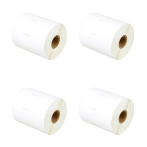 4 ROLLS of 1050 Address Labels 1785353 for DYMO LW 4XL 3-1/2" x 1-1/8" 89mmx28mm - Picture 1 of 24