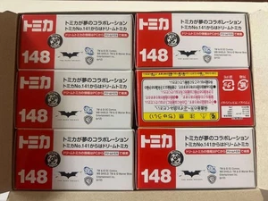 CAJA DE 6 Takara Tomy Dream Tomica Nº148 BatmanBatmobile Diecast Modelo Coche Retirado - Imagen 1 de 2