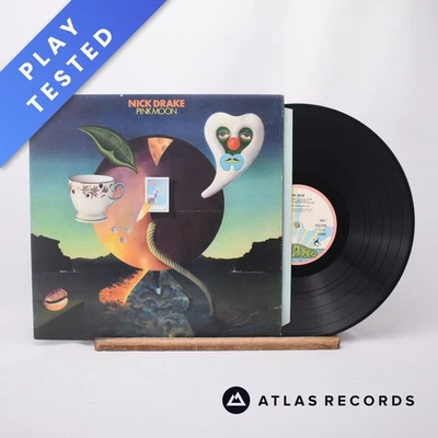 Nick Drake Pink Moon A-1U B-1U First Uk Press LP Album Vinyl Record - VG+/VG+ - Image 1 of 4