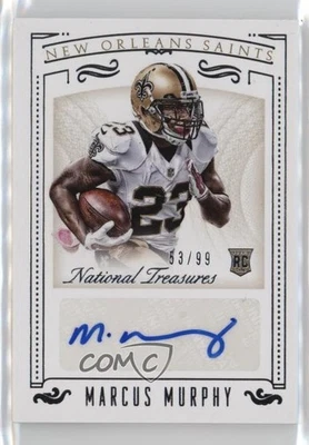 2015 Panini National Treasures Signatures /99 Marcus Murphy #142 Rookie Auto RC - Image 1 of 2