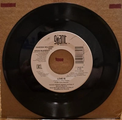 Vanessa Williams And Brian McKnight – Love Is - 45rpm 7" Vinyl  Foto 1 de 2
