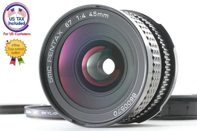 Late [Top MINT] SMC Pentax 67 45mm f4 Wide Angle Lens for 6x7 67 67II From JAPAN - Image 1 of 4