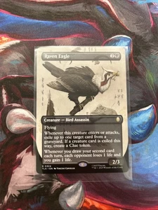 🔮 MTG: Raven Eagle Borderless Avatar: SHIPS INSTANTLY - Picture 1 of 2