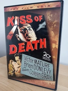 Kiss of Death 1947 (Fox Film Noir) - DVD Movie Victor Mature Gray Scratch Free - Picture 1 of 8