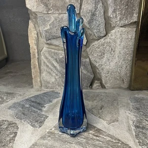 cobalt blue swung vase 13” - Picture 1 of 11