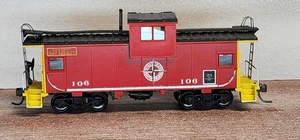 Detroit Toledo & Ironton RR Wide Vision Caboose 106 Athearn Kadee Custom - Picture 1 of 9