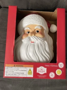 Rot, Weiß, Weihnachtsmann Baumspitze Neu Holiday Time - Bild 1 von 4