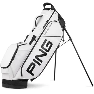 PING HOOFER TOUR Golf Stand Bag NEW 5-Way Top White Black - Picture 1 of 6