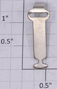American Flyer AFO-3000-3N Nickel 1-5/16" Hook Type Coupler w/ Twist Tab (10) - Picture 1 of 3