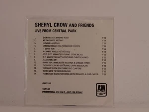 SHERYL CROW AND FRIENDS LIVE FROM CENTRAL PARK (497) 14 Track Promo CD Album als - Picture 1 of 7