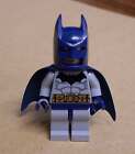 Lego Batman - Figur Figuren grau mit blauer Maske und Umhang Superhelden Neu