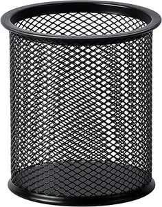 Amazon Basics Wire Mesh Pen Cup, Black - Picture 1 of 12
