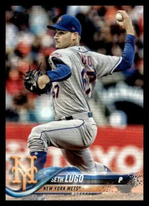 Tarjeta de béisbol Topps Seth Lugo #640 2018 de los Mets de Nueva York - Imagen 1 de 2